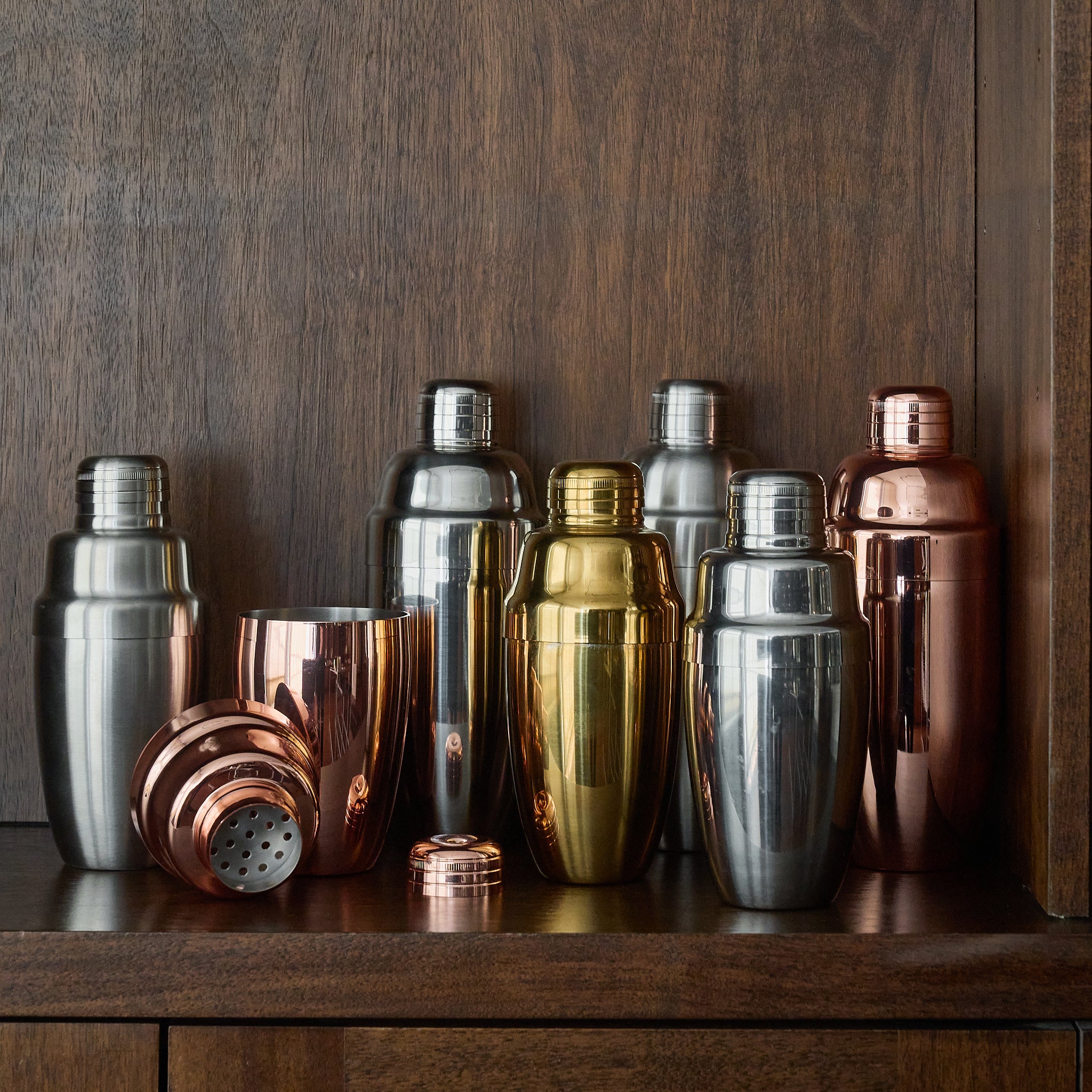 USAGI™ COBBLER SHAKER – STAINLESS STEEL / MATTE FINISH / 800ML