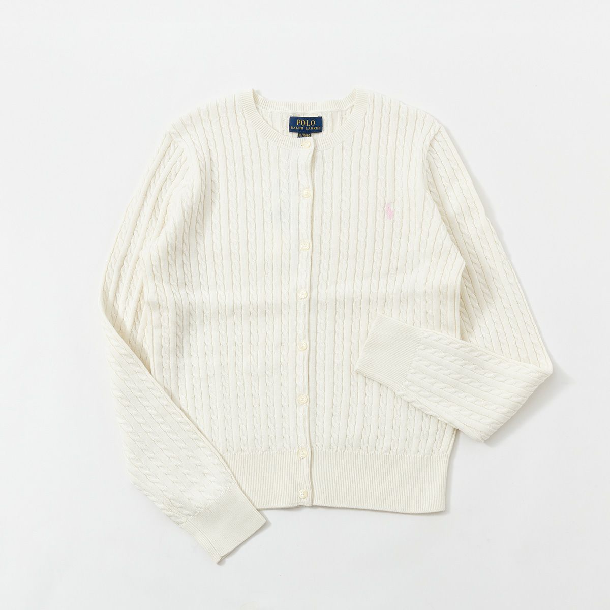 ポロ ラルフローレン ミニ ケーブル コットン カーディガン POLO Ralph