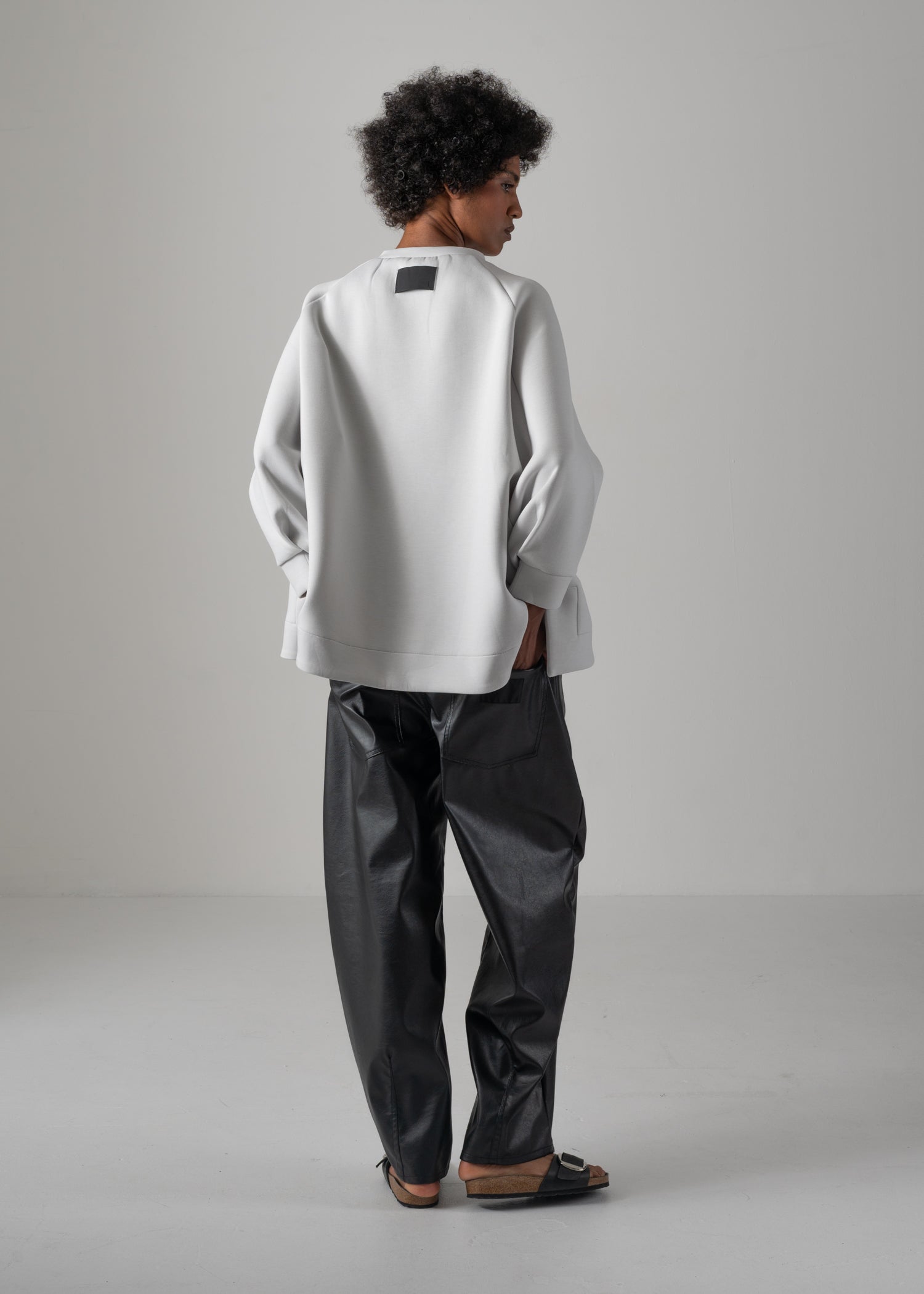 DAISY TOP, Sweatshirt with deep slits, Made in Japan | COGTHEBIGSMOKE