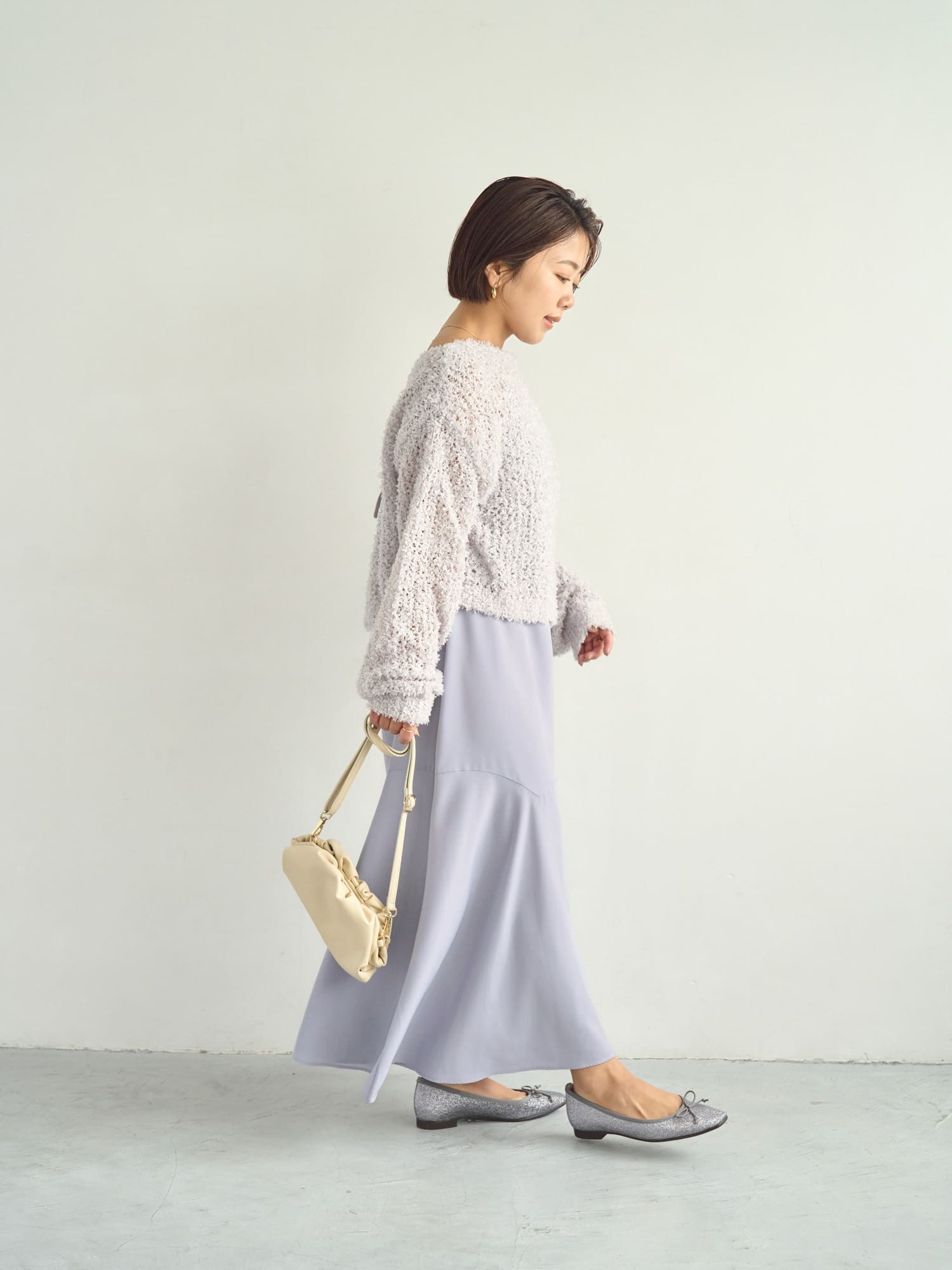 スクエアトゥバレエシューズ | 小柄・低身長女性向けファッション通販