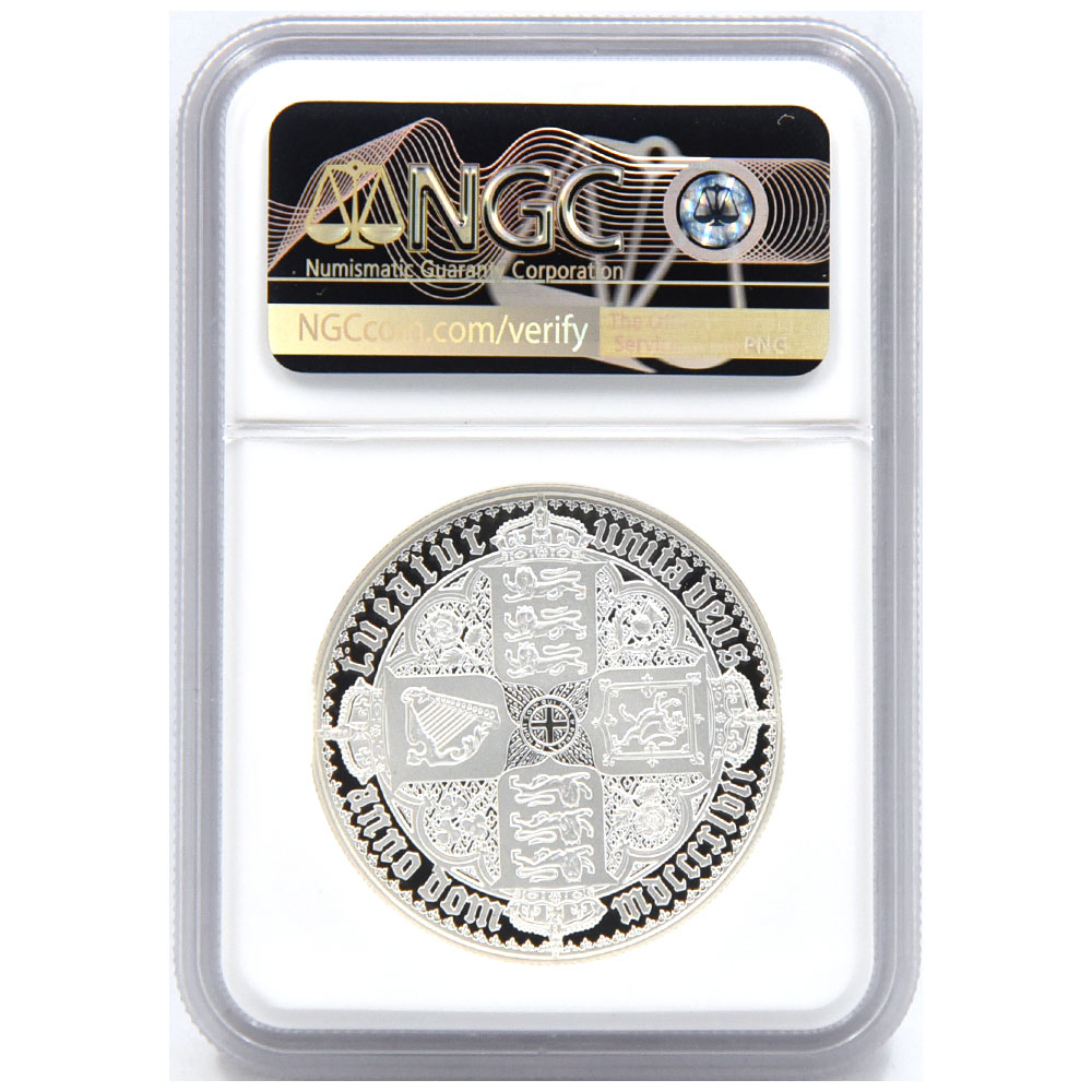 オルダニー 2021 ヴィクトリア 5ポンド 2オンス 銀貨 NGC PF70UC