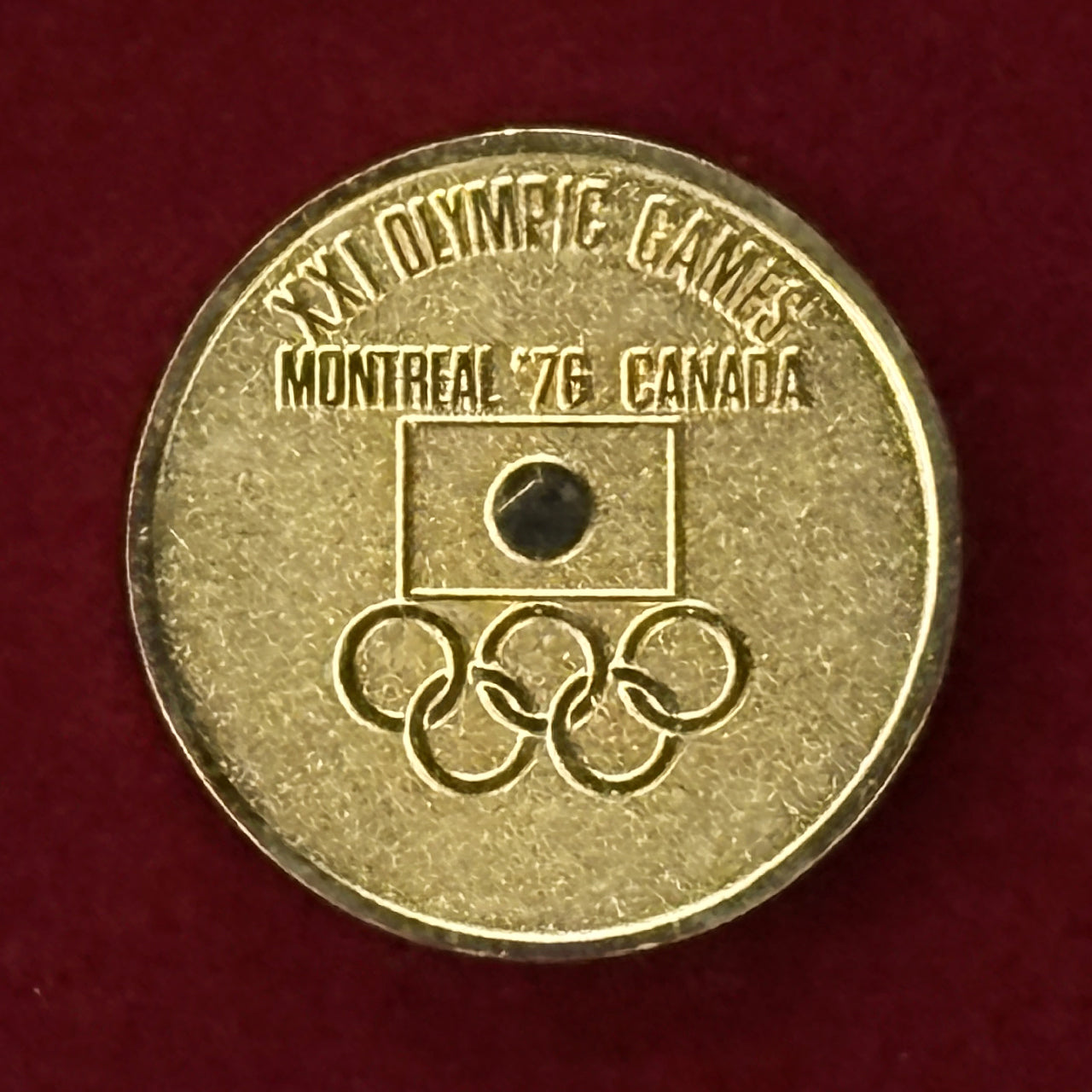 日本】モントリオールオリンピック公式参加記念メダル［C-0000637