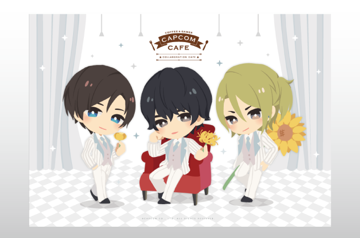 囚われのパルマ チアキ 須田 門司 ポストカード その1 カプコンカフェ