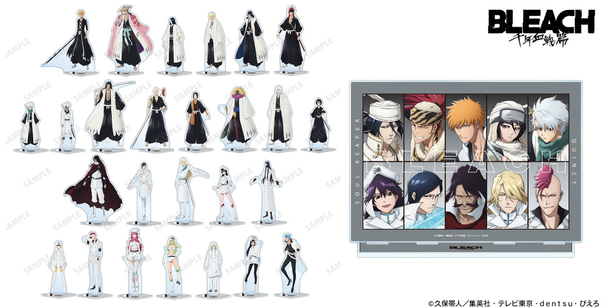 BLEACH JF2025先行販売 計25キャラクターのアクリルスタンド 4月発売!