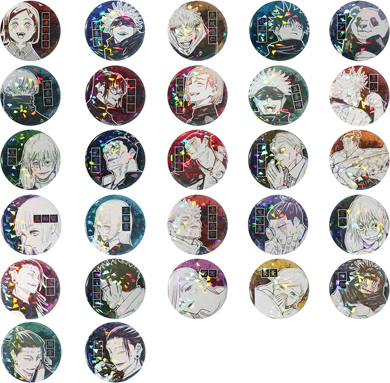 呪術廻戦 オールスター缶バッジ 第2弾 6月25日よりJCS限定で受注生産!