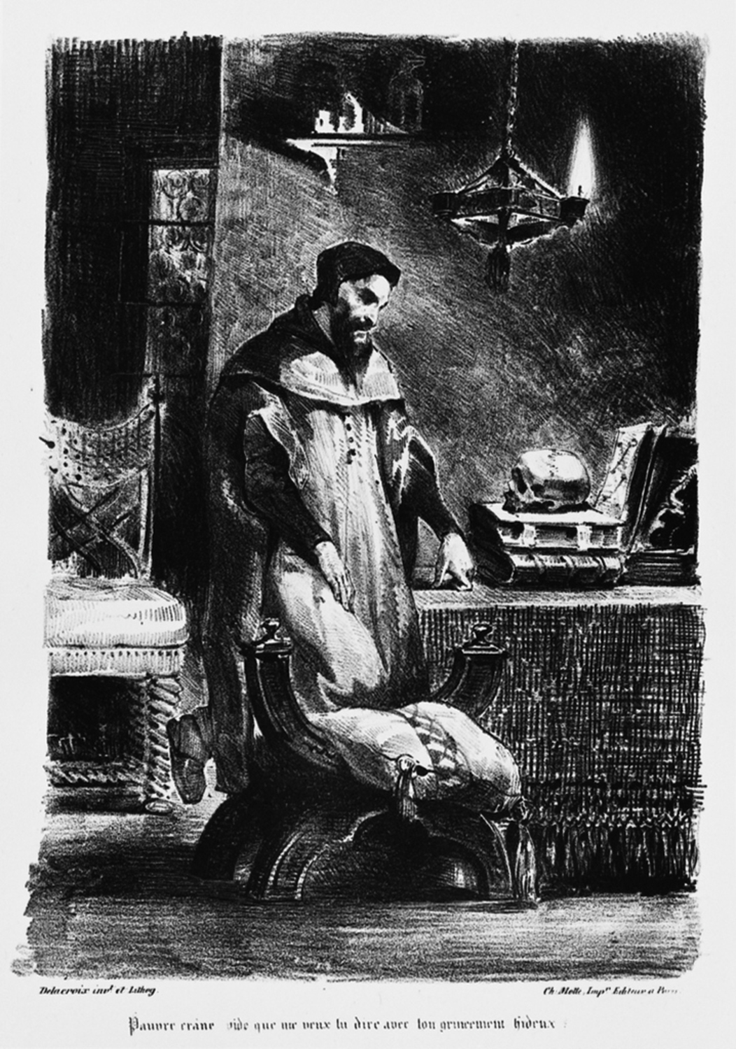 ゲーテ『ファウスト』による連作：書斎のファウスト|ウジェーヌ