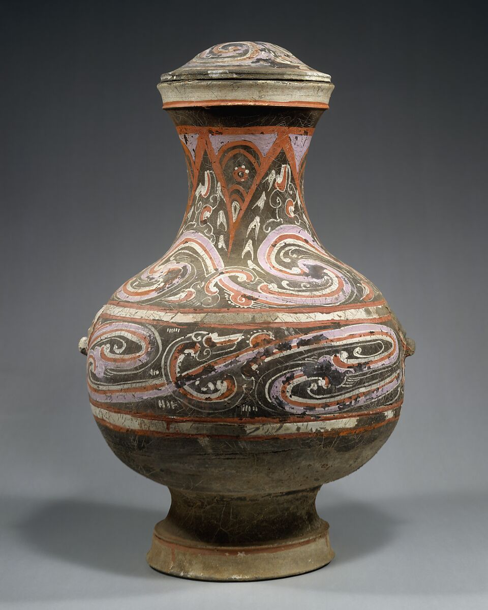 Covered Jar (Hu) - China - Western Han dynasty (206 BCE–9 CE