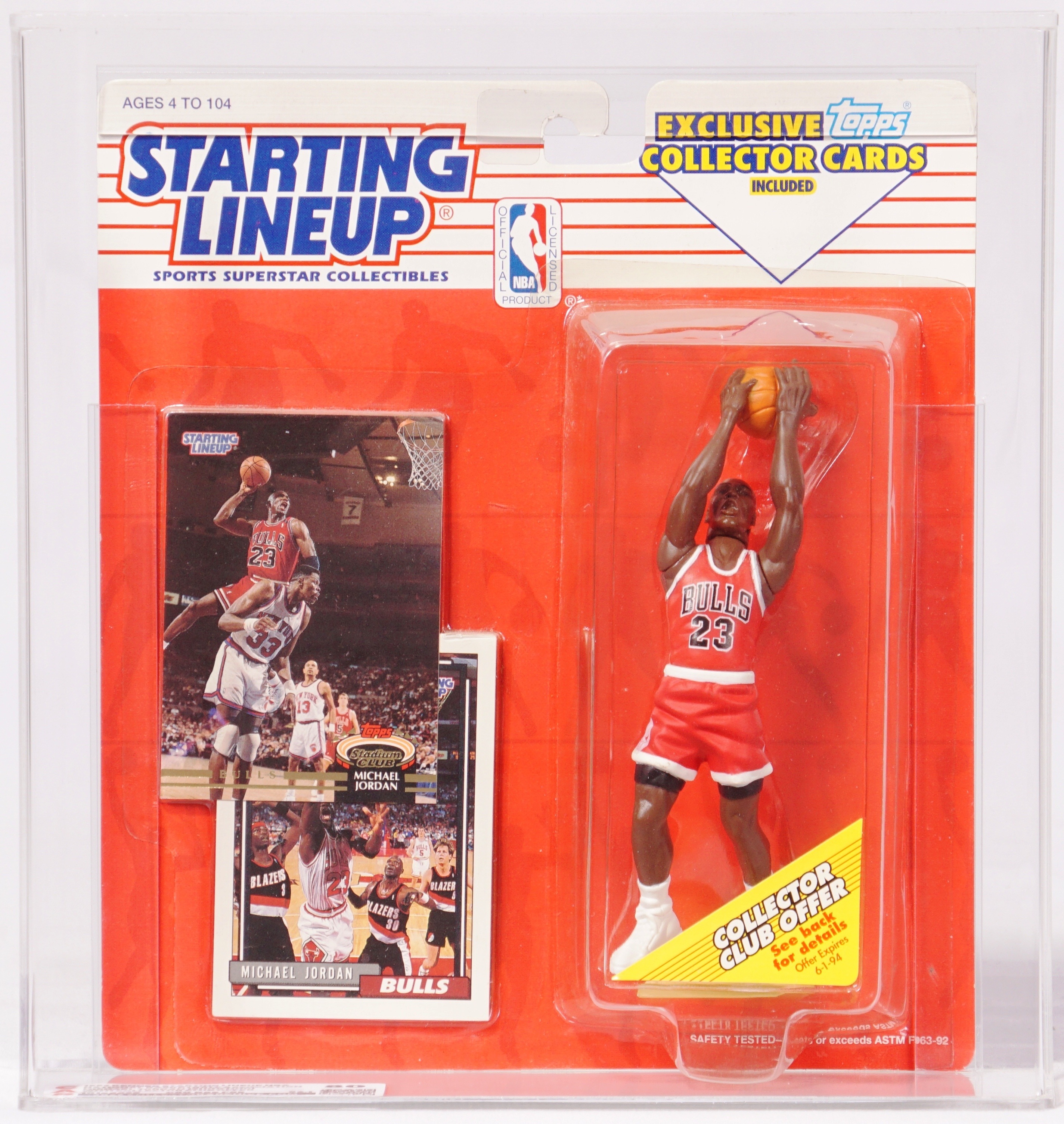 1993 Kenner Starting Lineup NBA Carded Sports Figure - Michael
