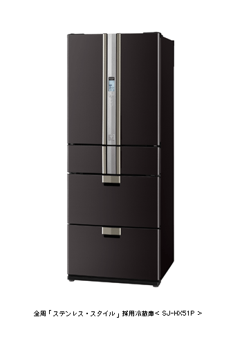 全周「ステンレス・スタイル」採用冷蔵庫＜SJ－HX51P＞を発売