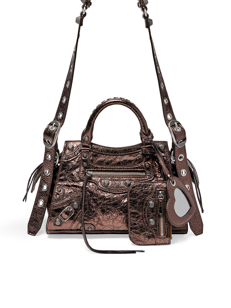 Neo Cagole XS Shoulder Bag in Metallized Bronze – COSETTE