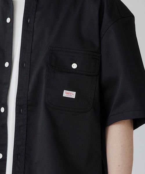 SMITHS（スミス）別注バンドカラーワークシャツ