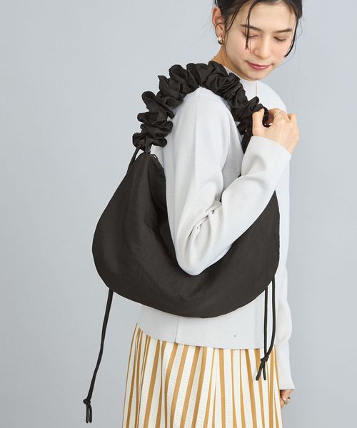 ギャザーハンドルショルダーバッグ