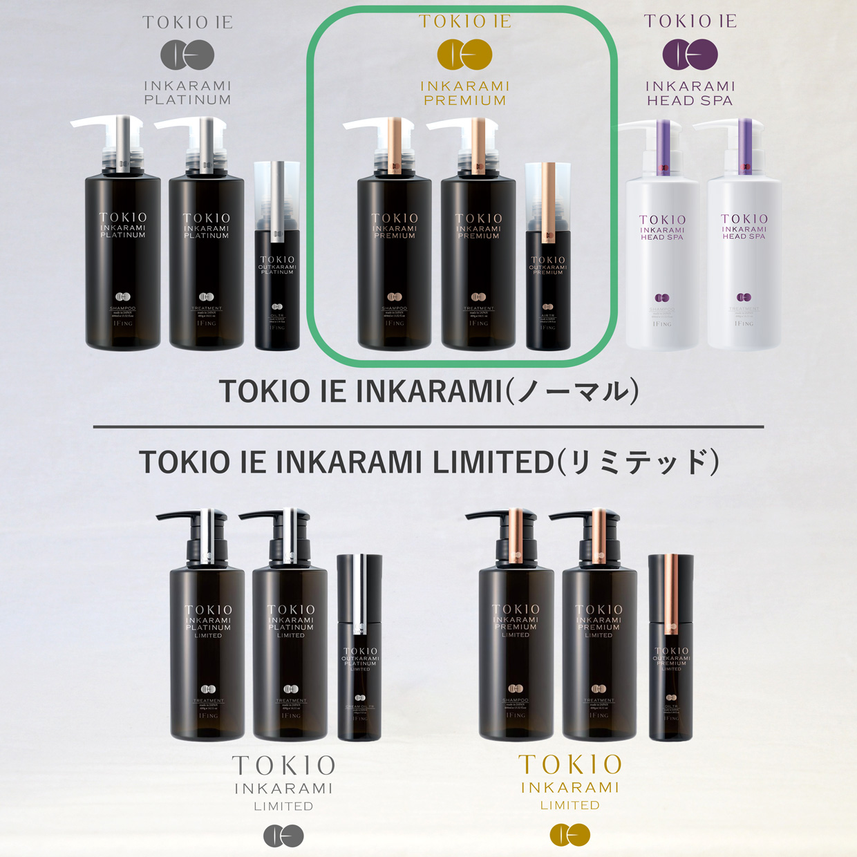 TOKIO IE インカラミ プレミアム トリートメント 400mlボトル｜正規品