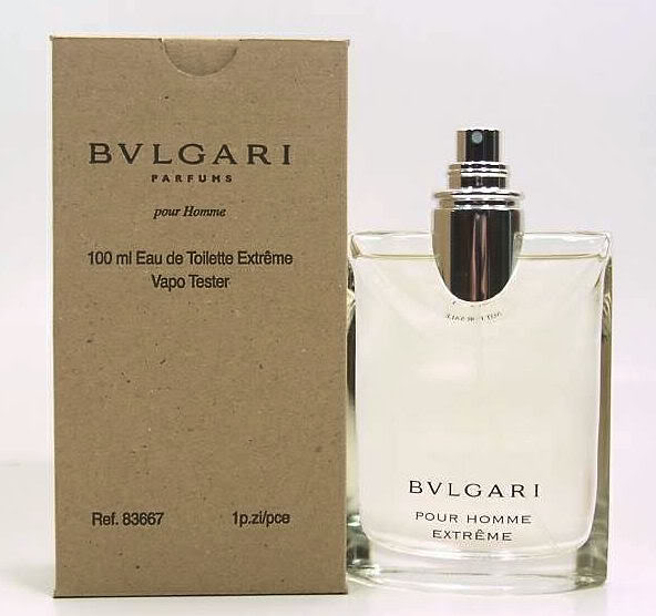 Bvlgari Extreme Pour Homme by Bvlgari EDT Spray 3.4 oz (Tester