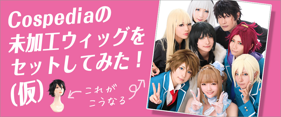 未加工ウィッグセット企画｜コスプレウィッグ・オーダーウィッグの通販