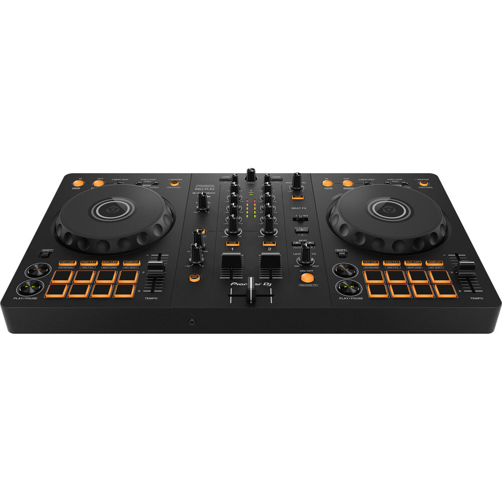 Pioneer DJ DDJ-FLX4 2-deck Rekordbox and Serato DJ Controller