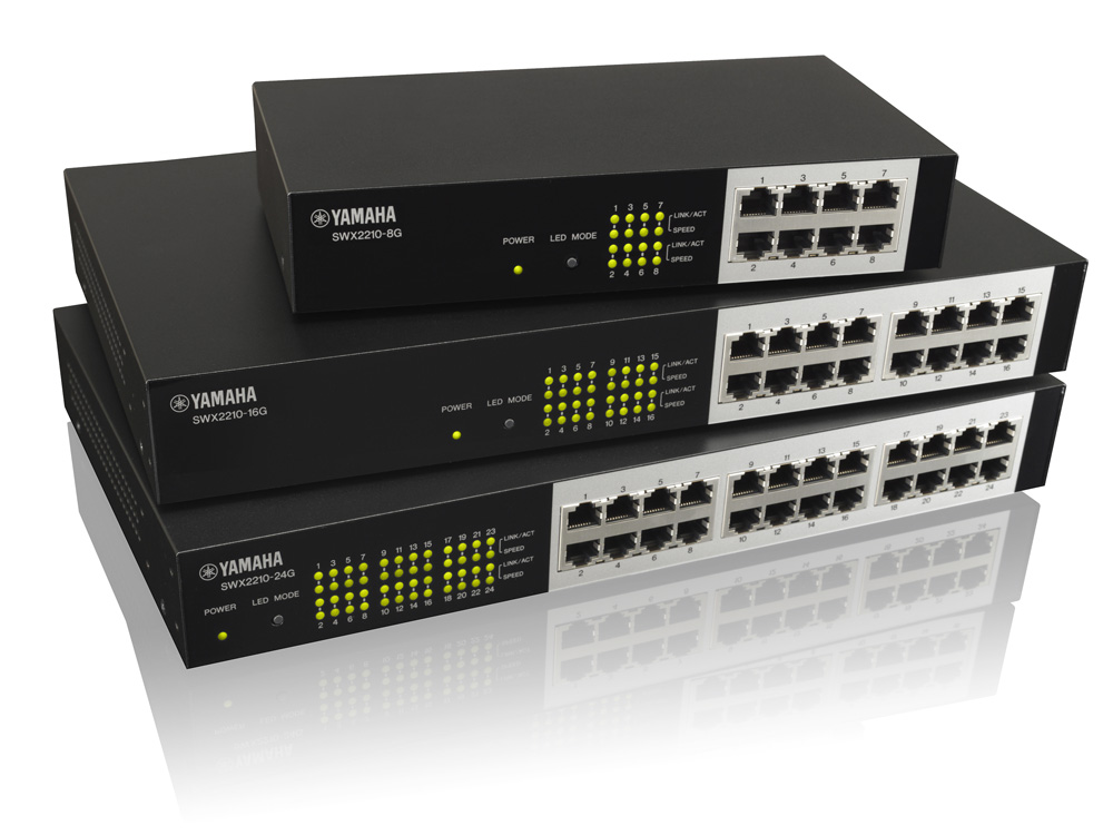 YAMAHA SWX2210-16G L2スイッチ 本体 SWX2221P-10NT 特長