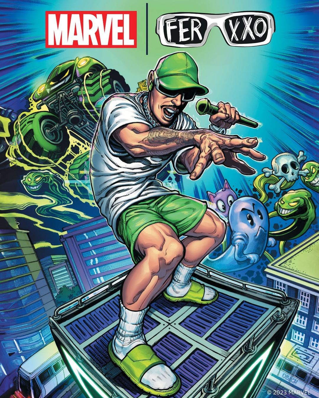 Feid estrenó 'Ferxxo The Green Man': de qué trata el primer cómic