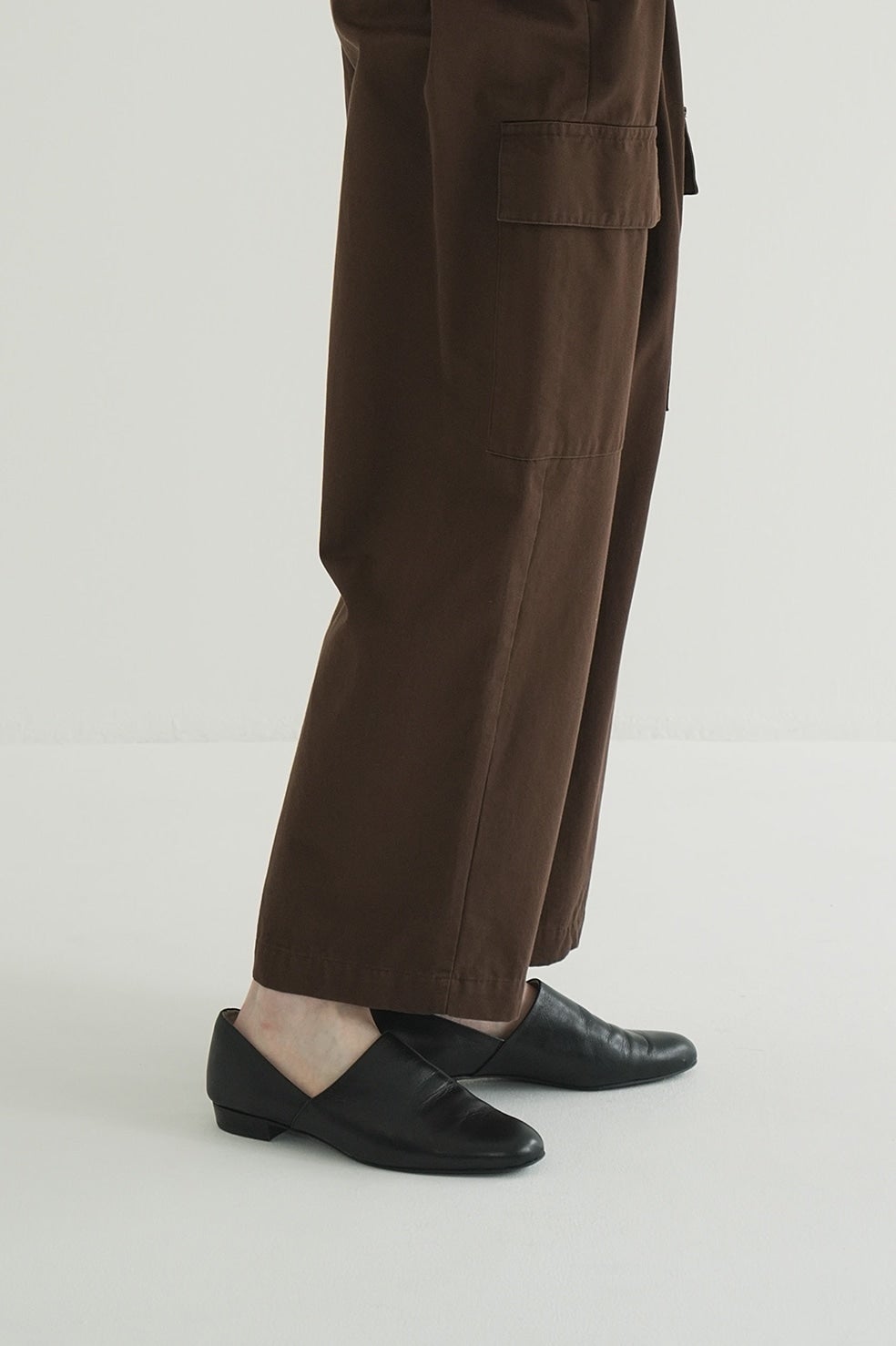 SIDE CUT STACKED HEEL FLAT SHOES｜BAG/SHOES(バッグ/シューズ