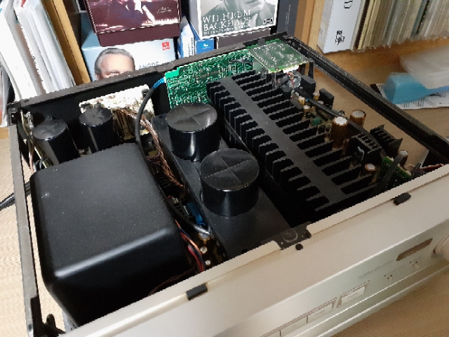 ソニーの1991年製アンプ TA-F555ESAの修復: クラシック音楽 名曲・名盤