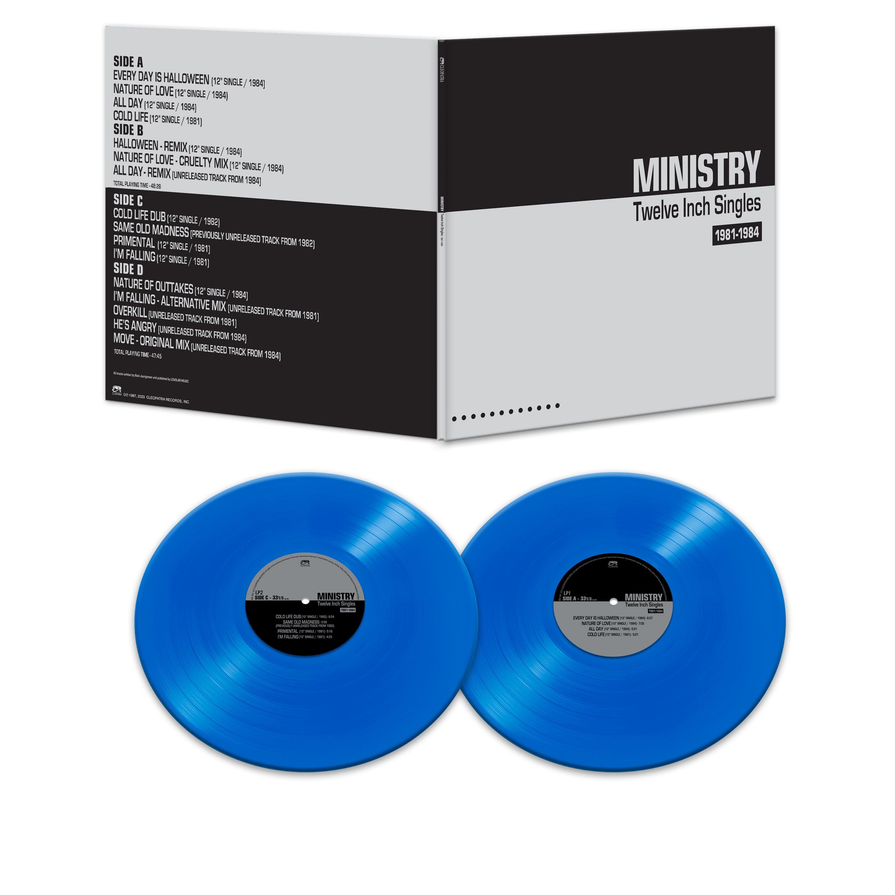 Ministry - Twelve Inch Singles 1981-1984 (Blue Double Vinyl