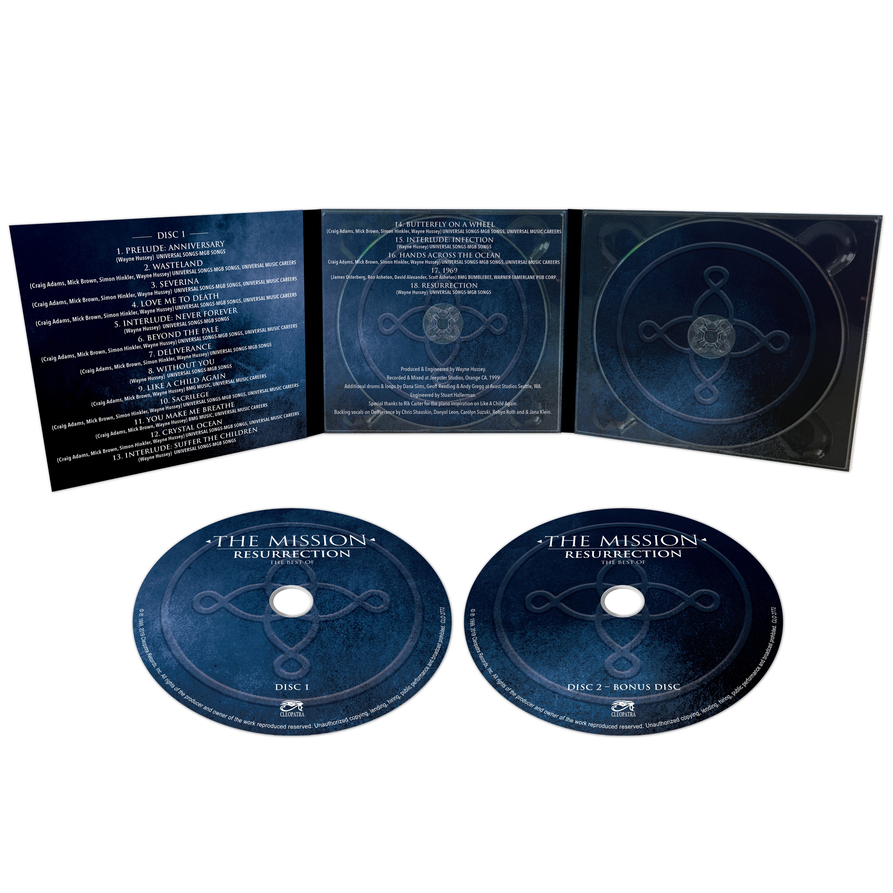 The Mission - Resurrection - The Best of (2 CD Digipak