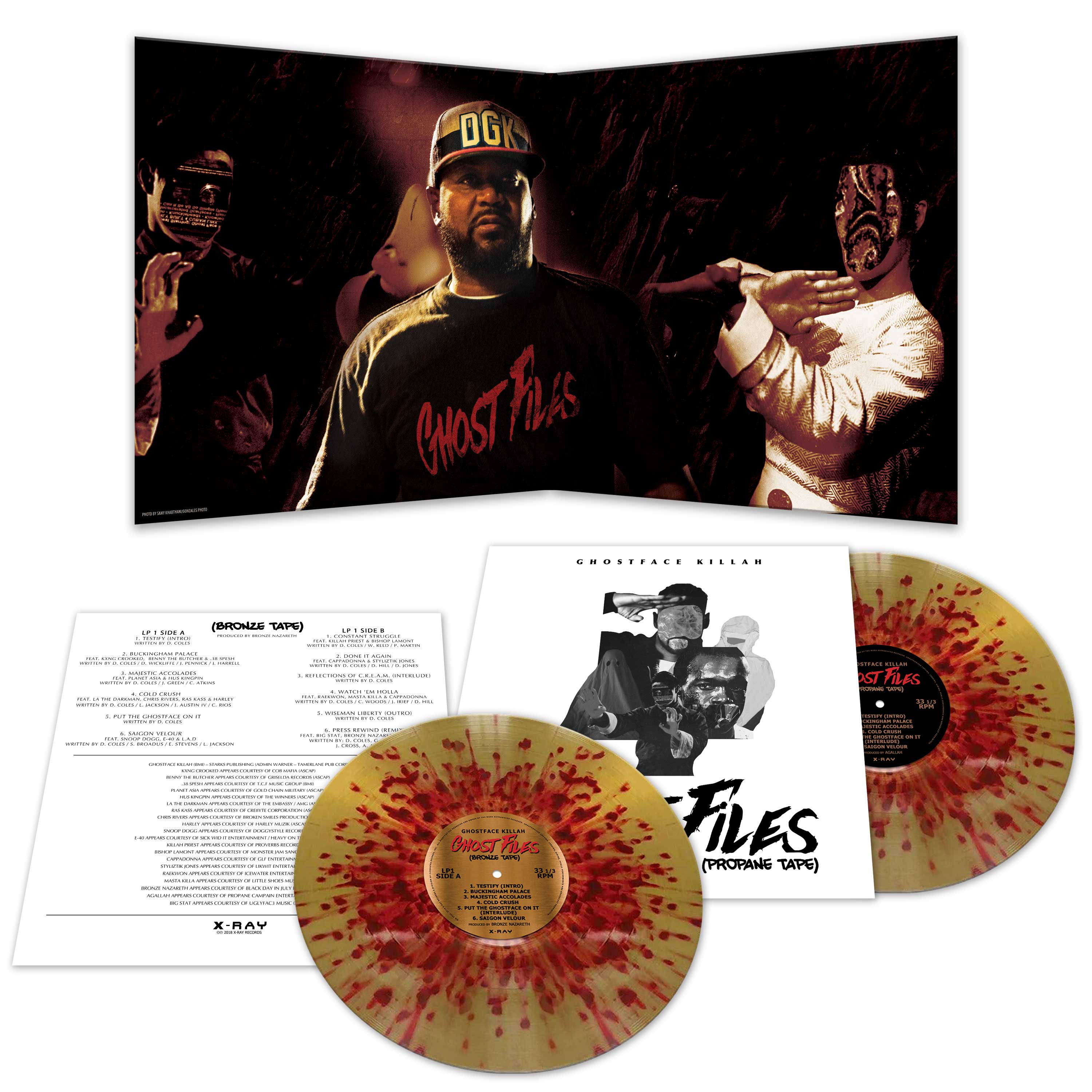 Ghostface Killah - Ghost Files (Gold-Red Splatter Double Vinyl