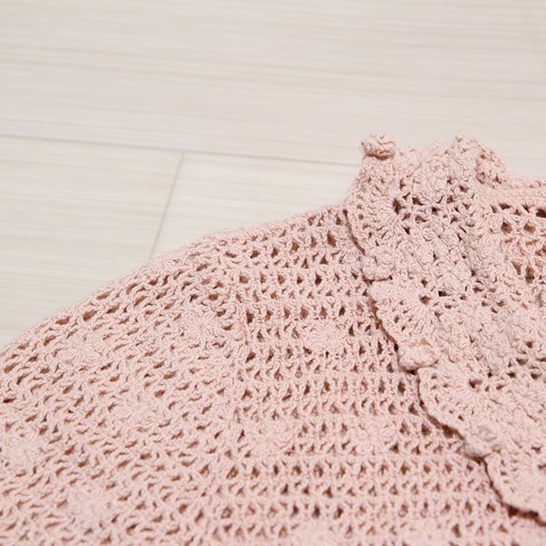 ピンクレース編みカーディガン - ピンクハウス通販｜リサイクル