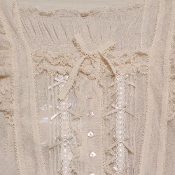 生成ドットチュールエプロンドレス - ピンクハウス通販｜リサイクル