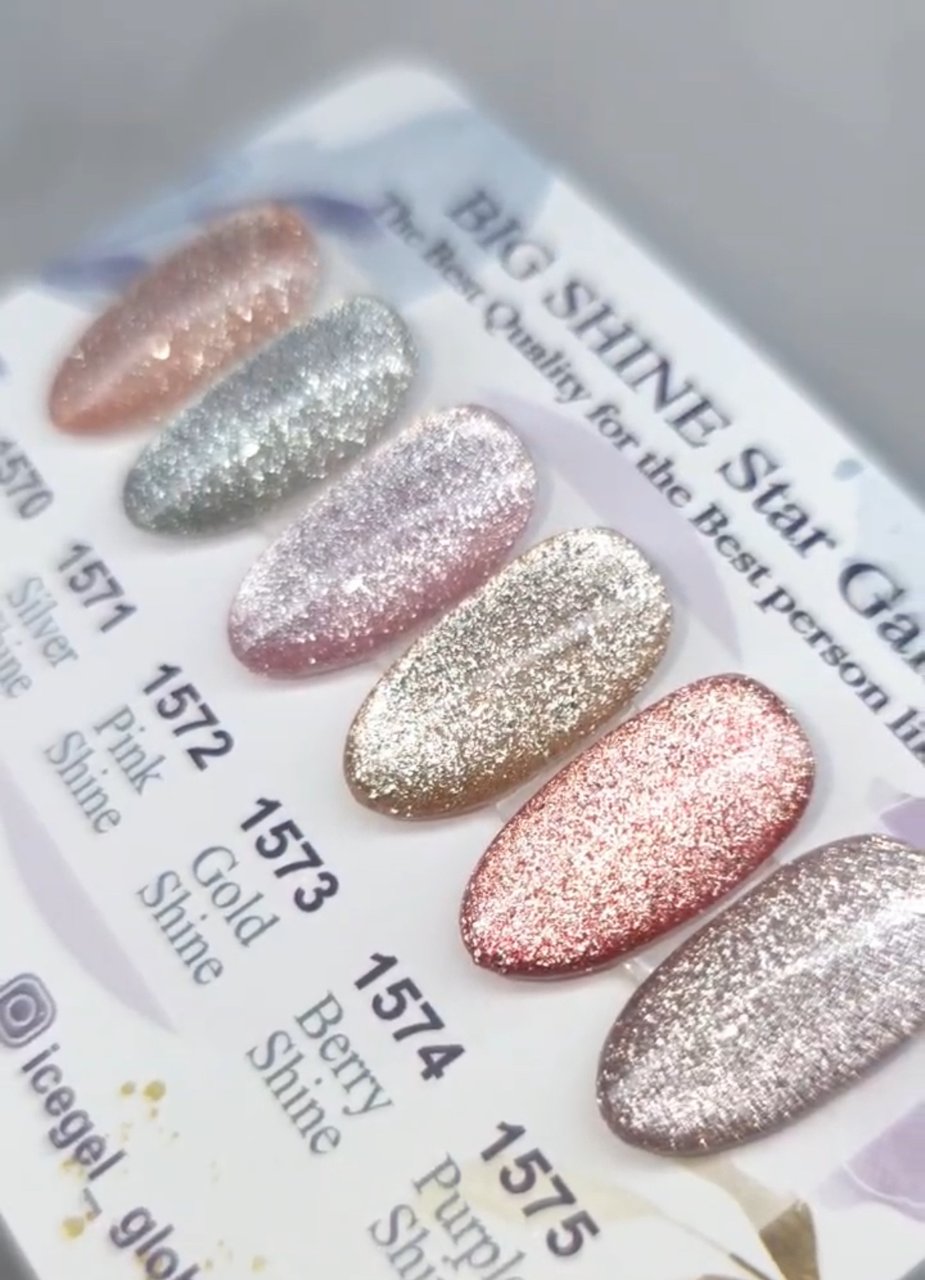 ICEGEL ABLACK ビッグシャイン スターギャラクシージェル 6色セット