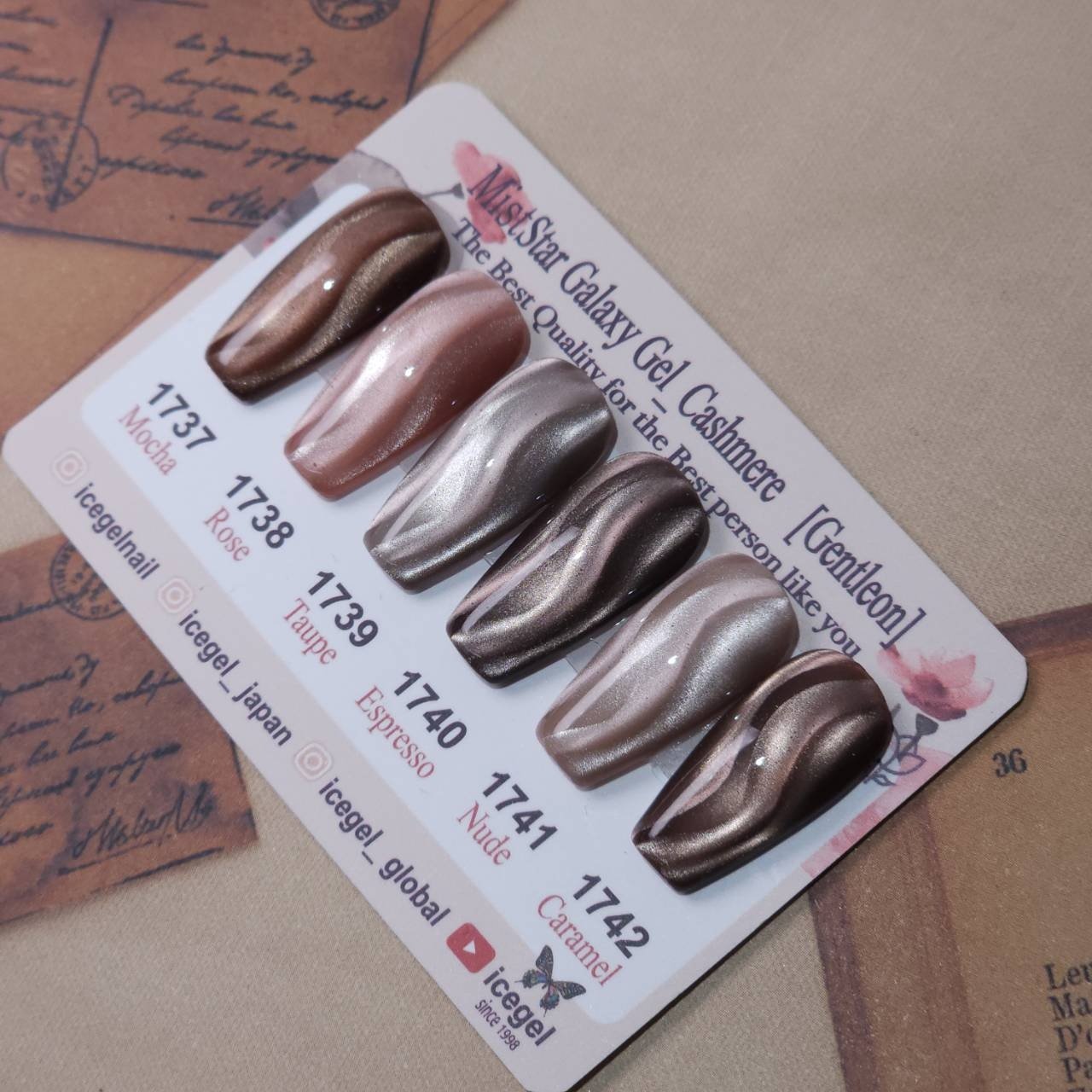 ICEGEL GENTLEON ミストスターギャラクシージェル_カシミヤ 6色セット