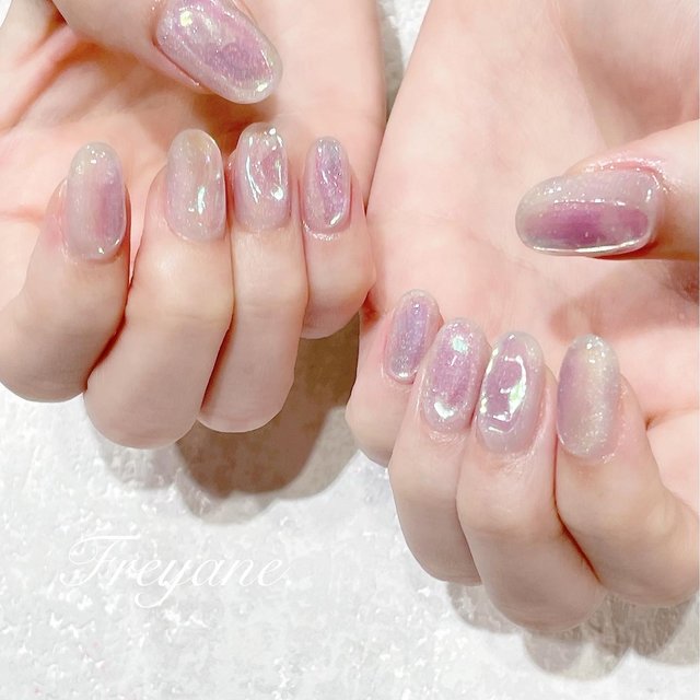 うるうるが可愛い♡涼しげな夏の氷ネイル｜2023