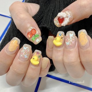 人気順｜イエロー(黄)/#ひよこのネイルデザイン｜ネイルブック