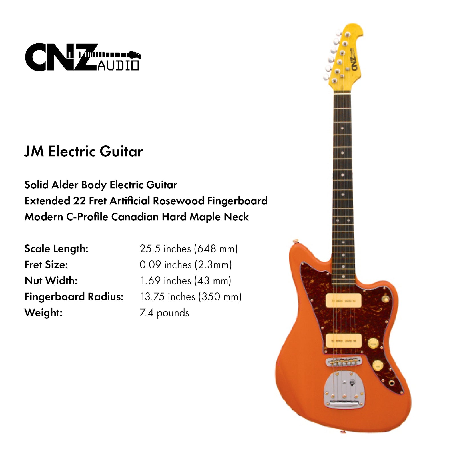 JM40-MB | Electric Guitar | CNZ Audio
