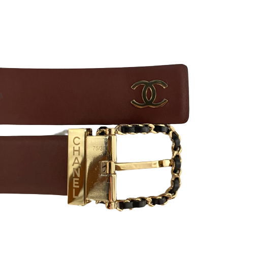 シャネル リバーシブル 75/30 ベルト 黒 – co&co