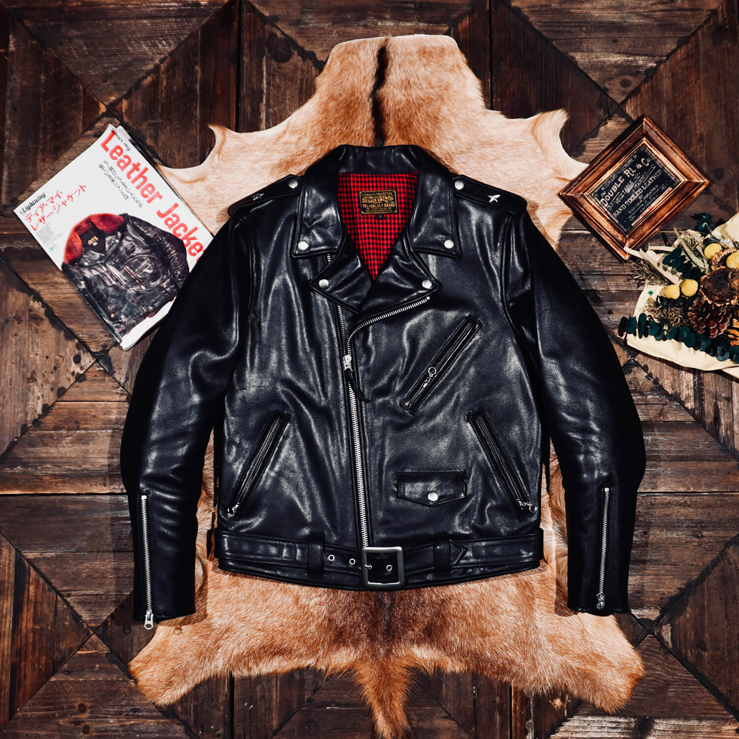 Men's 613 Moto Leather Jacket, Wax Horsehide – Crush on Retro