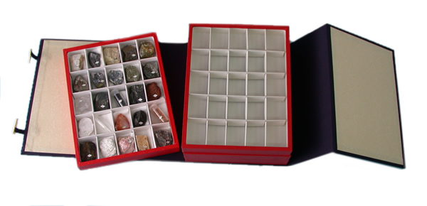 ニチカ 鉱物 化石 マスメ標本箱 - クリスタルポケット