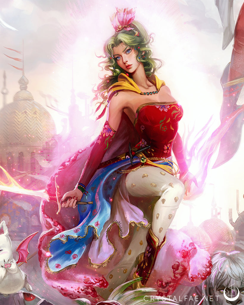 FF6 Final Fantasy 6 Kefka Vs The Returners Art Print 11x17 or