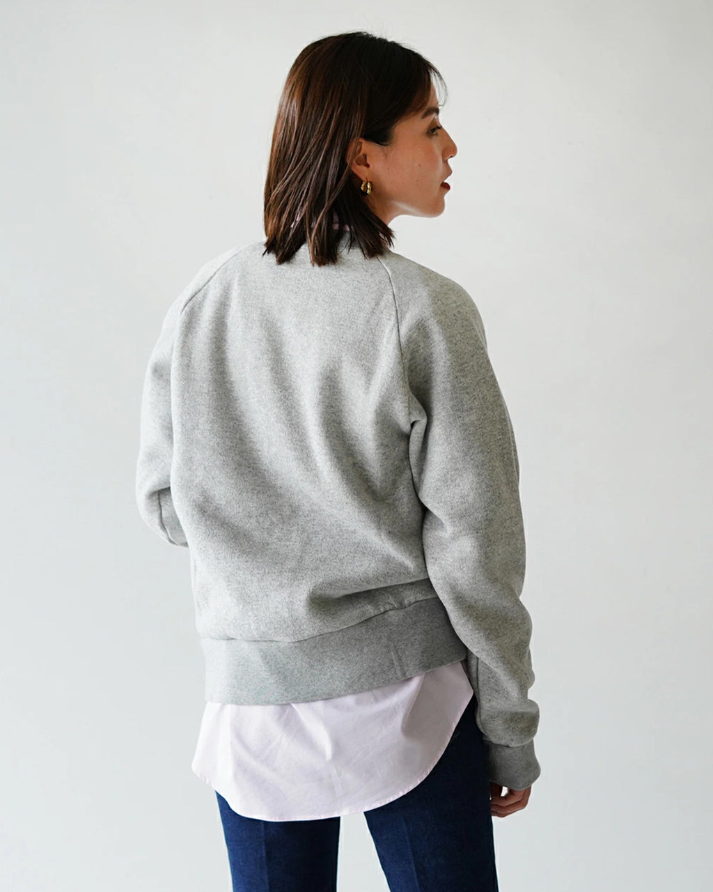 THE SHINZONE シンゾーン クルーネック スウェット COMMON SWEAT 裏