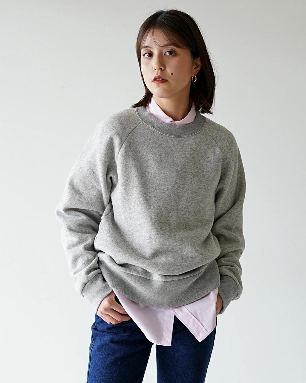 THE SHINZONE シンゾーン クルーネック スウェット COMMON SWEAT 裏