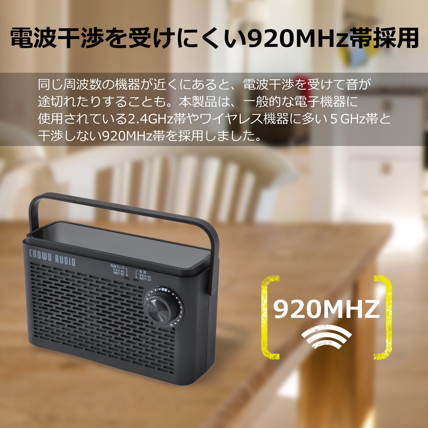 お手元テレビスピーカー SP-08 – CROWD AUDIO