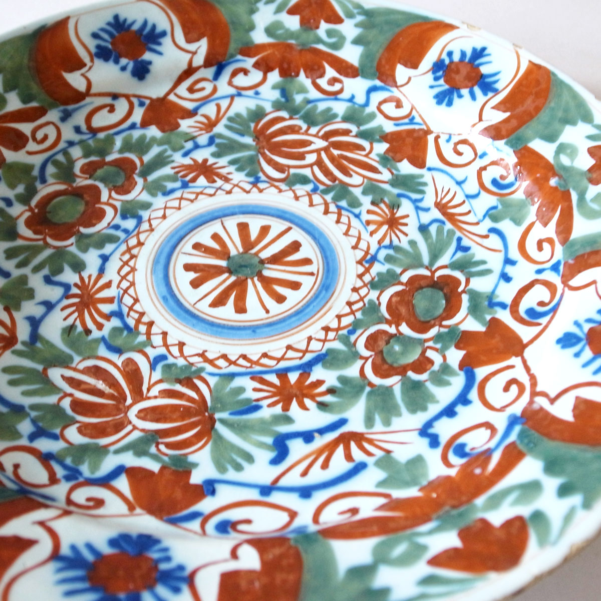 アンティーク 18世紀 デルフト絵皿 | アンティークショップ：cross and