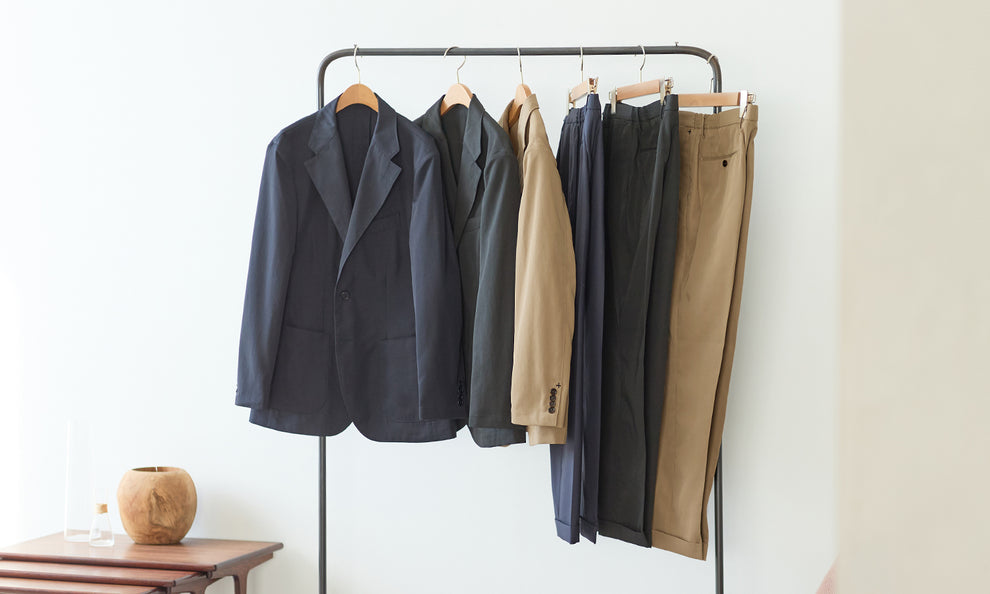 183 More Than Cotton Tailored Jacket & Easy Trousers – ＋CLOTHET