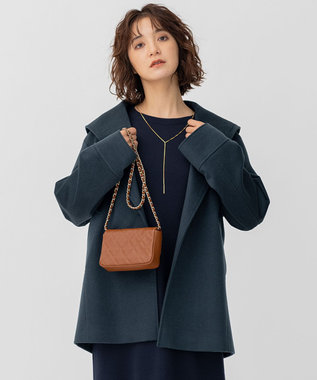 CLASSY.1月号掲載】ウールカシミヤビーバー フード付き ショートコート