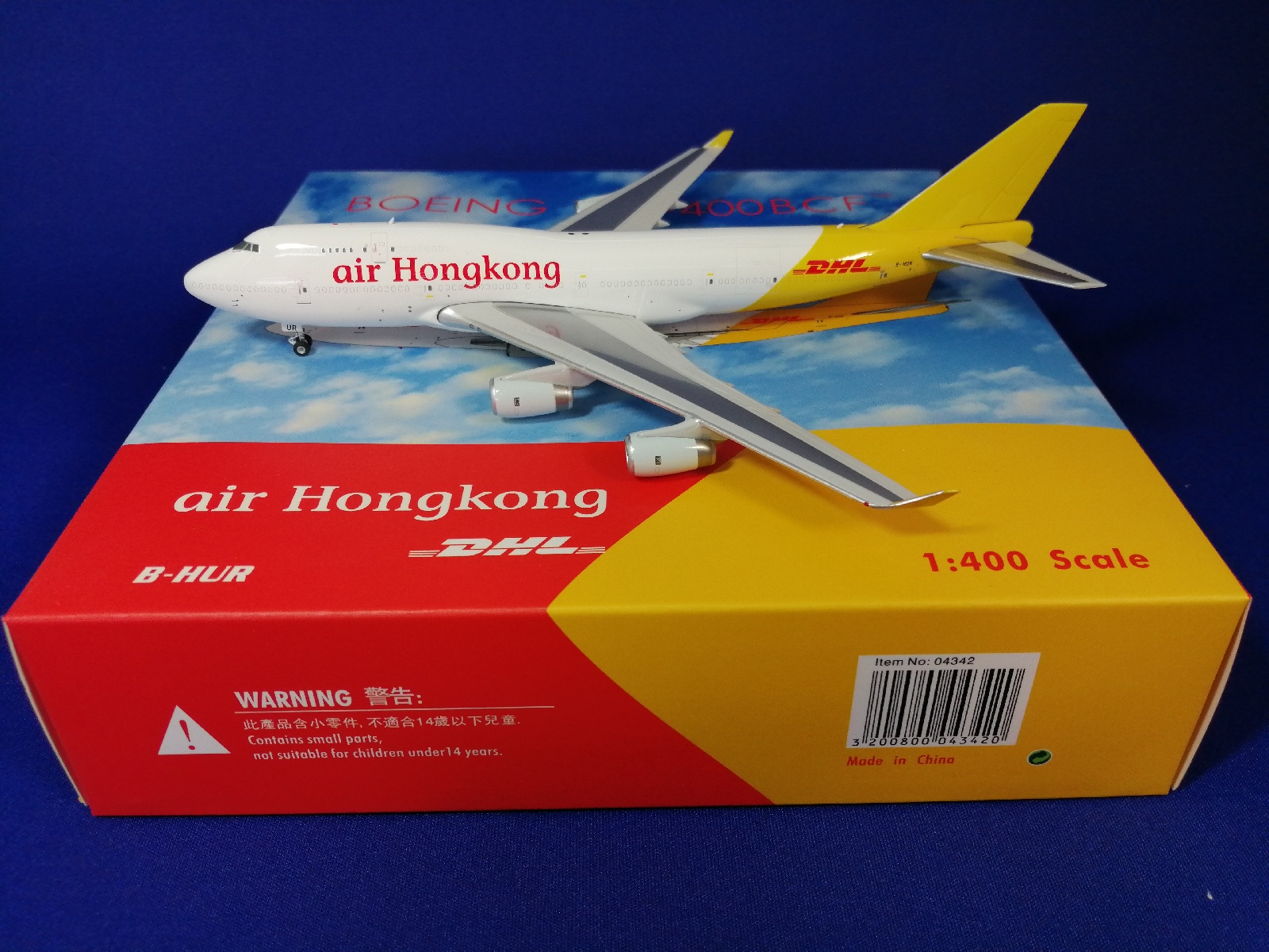 04342 Phoenix Air Hong Kong / エア・ホンコン 香港華民航空 DHL B747