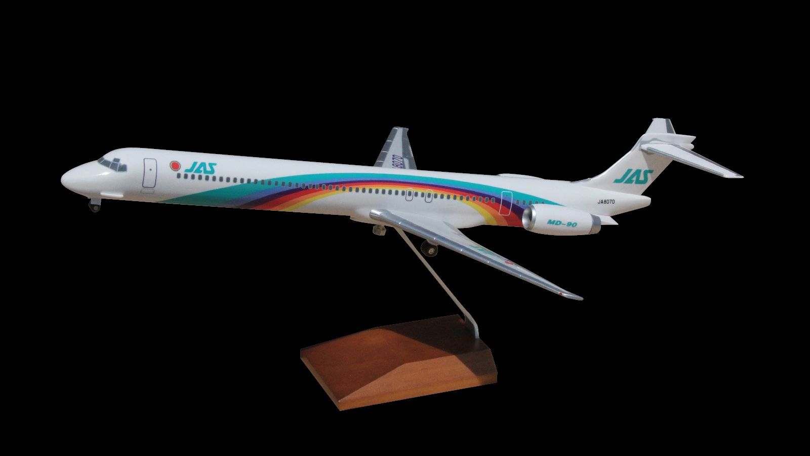 JAS MD−90 1号機から7号機(七人の侍) 1/500 BJE3040 JALUX企画品