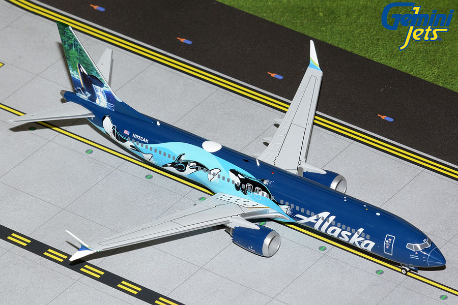 G2ASA1089 GEMINI 200 Alaska Airlines / アラスカ航空 B737 MAX 9