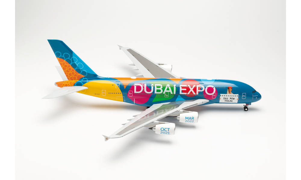 572408 Herpa Emirates A380 Expo 2020 Dubai – Be Part of the Magic