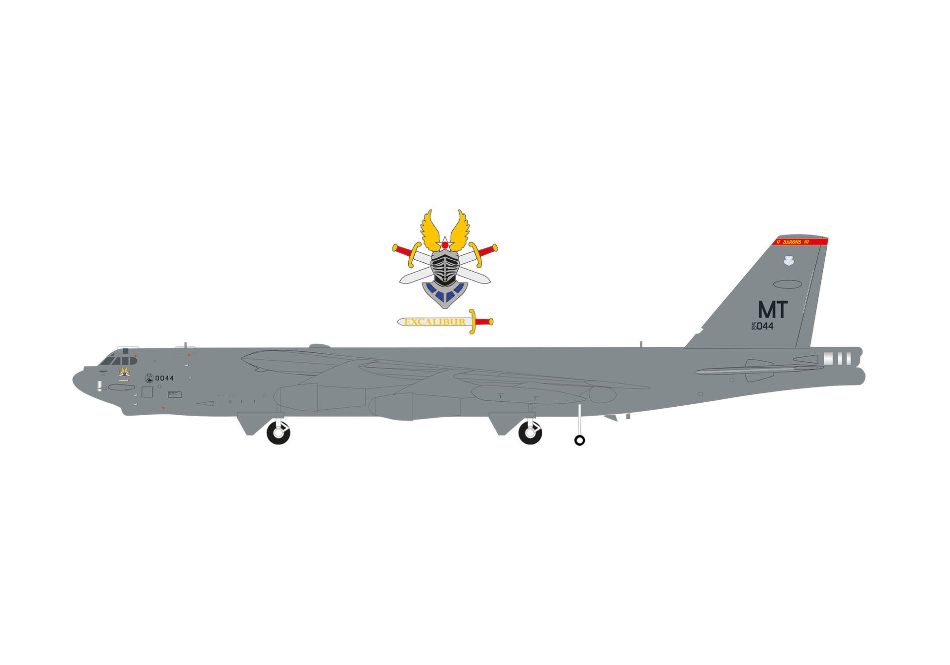 573467 Herpa U.S. Air Force / アメリカ空軍 B-52H 60-0044 23rd Bomb