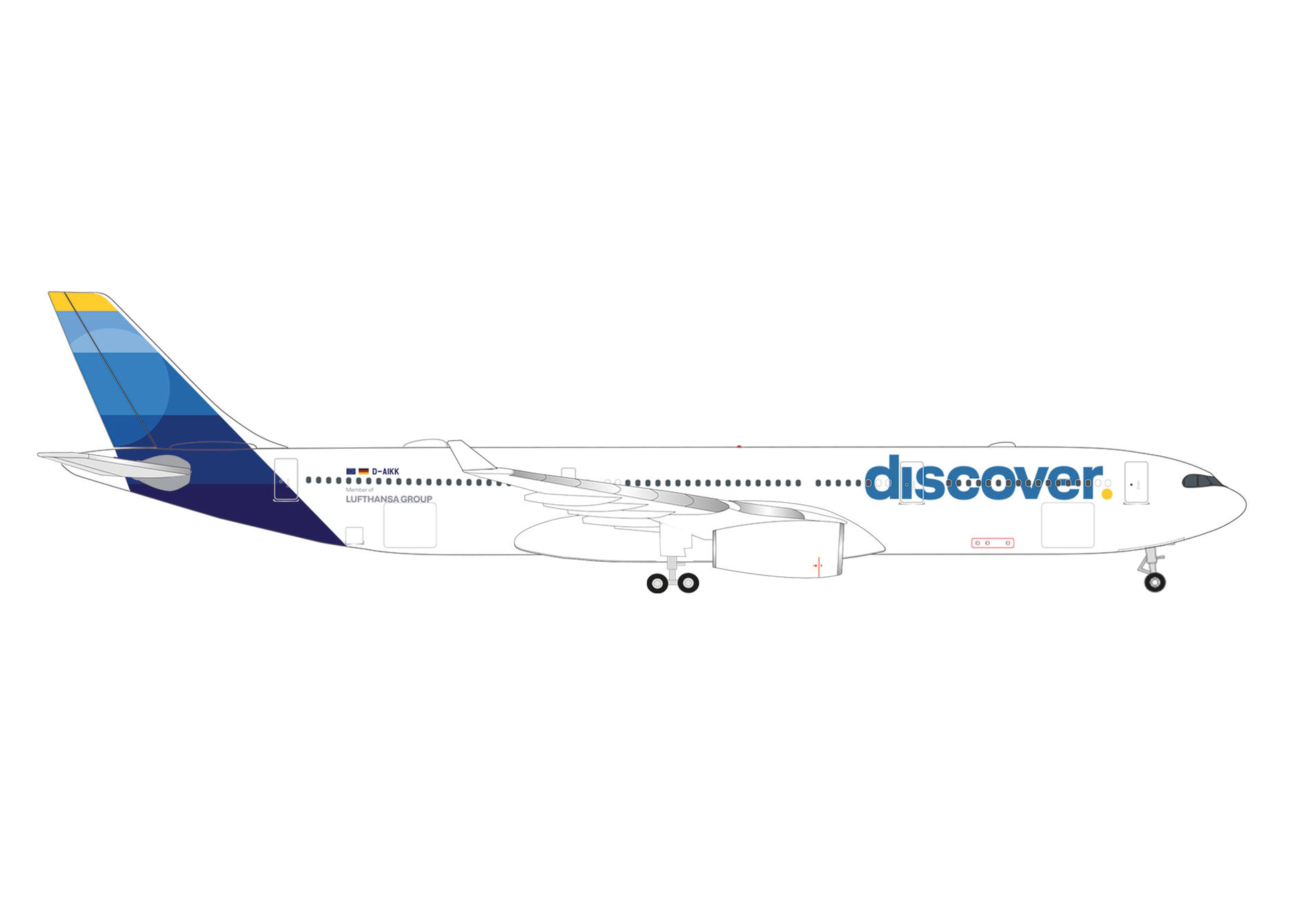 538343 Herpa Discover Airlines / ディスカバー・エアラインズ A330